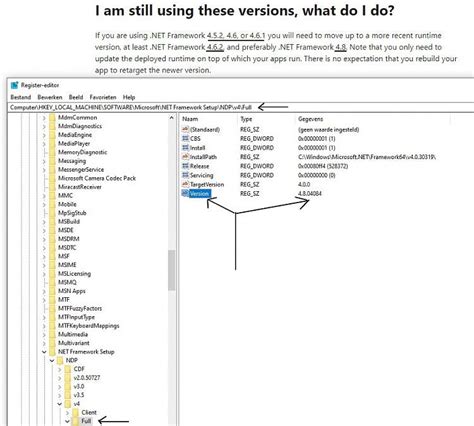 .NET Framework 4.5.2, 4.6, 4.6.1 end of support FAQ.
